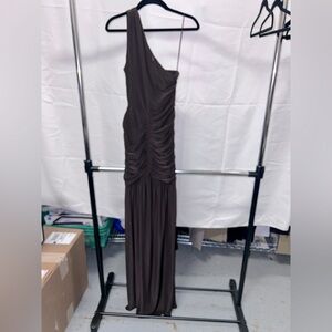 Misa Los Angeles One Shoulder grey Dress